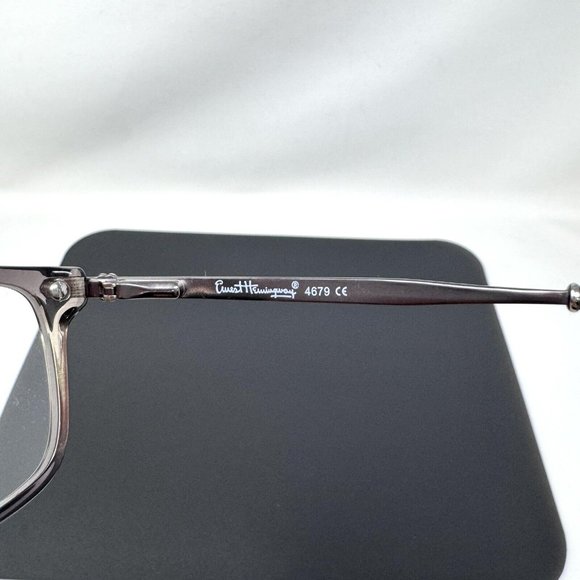 Ernest Hemingway Eyeglasses 4679 Greymist Frames 53 [] 17 140 Flex Hinges - Picture 5 of 11